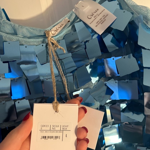 Oseree Disco Dress - Blue - Picture 4 of 4